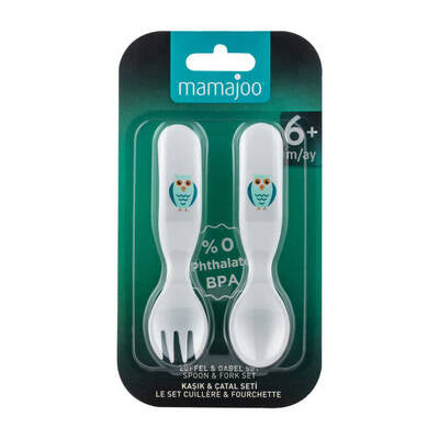 SPOON & FORK SET OWL