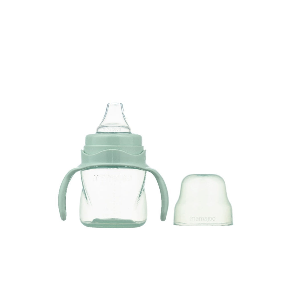 Non-Spill Training Cup 160 ml Powder Green with Handle & Anti-Colic Soft Spout