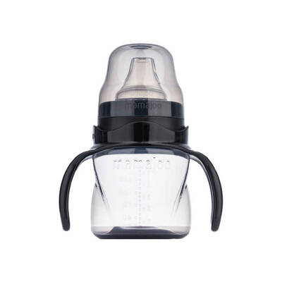 Non-Spill Training Cup 160 ml Black With Handle & AntiColic Soft Spout