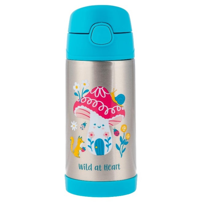 DOUBLE WALL STAINLESS STEEL BOTTLE MUSHROOM (F24)