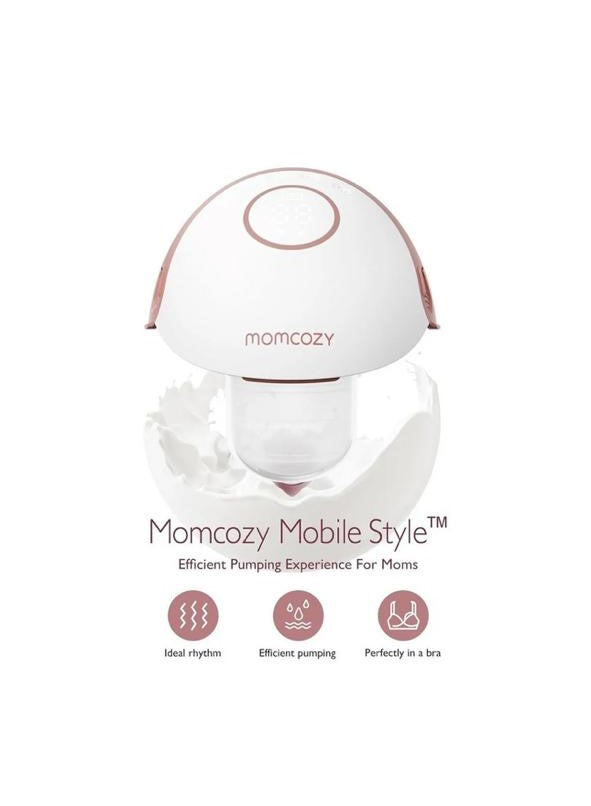 Brand: MomCozy Momcozy Mobile Style Hands-Free Double Breast Pump M6 - Maroon