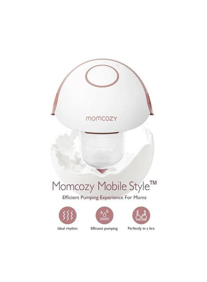 Brand: MomCozy Momcozy Mobile Style Hands-Free Double Breast Pump M6 - Maroon