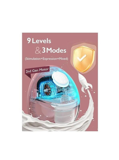 Brand: MomCozy Momcozy Mobile Style Hands-Free Double Breast Pump M6 - Maroon
