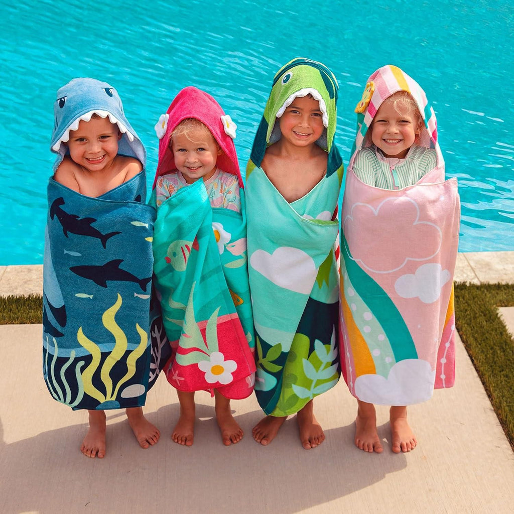 Stephen Joseph Hooded Bath & Beach Towel – Shark