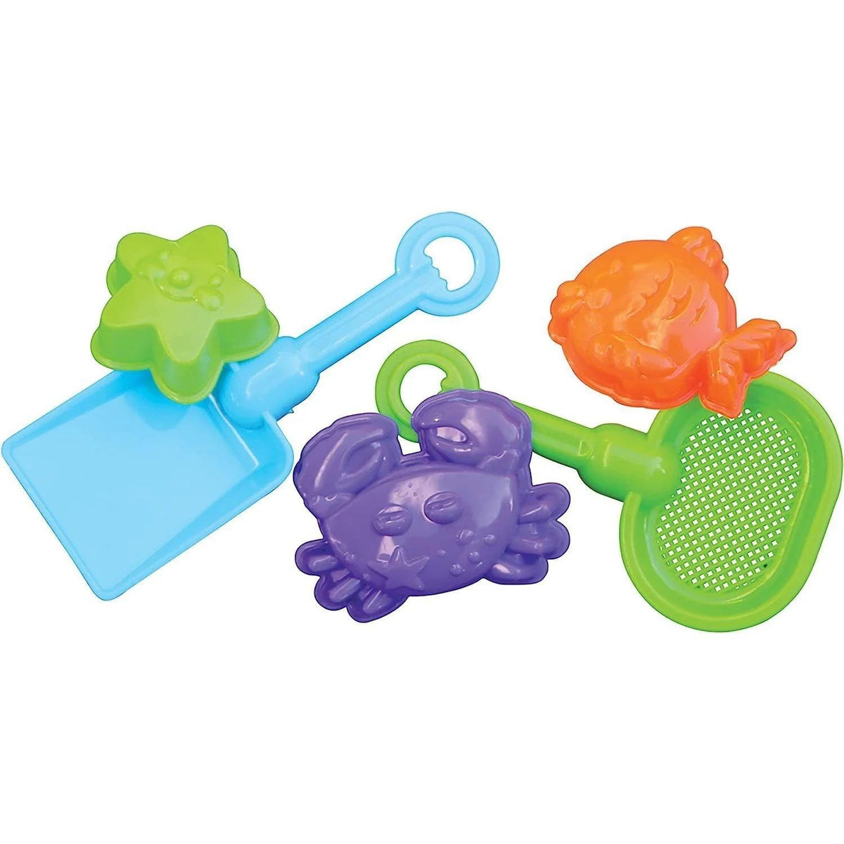 Beach Tote with 6 Piece Sand Toys - Dino pirate