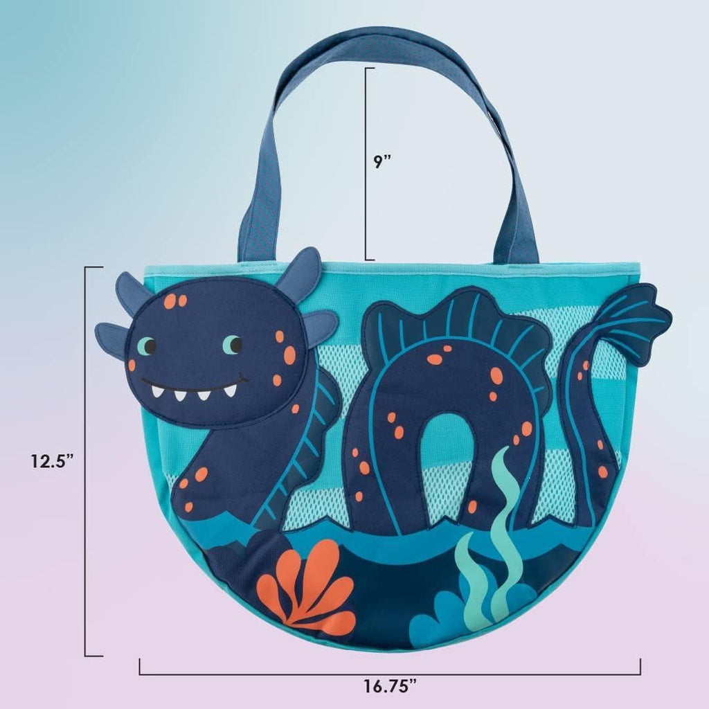 Beach Tote with 6 Piece Sand Toys – Sea Monster