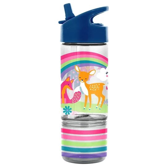 Sip & Snack Bottle with Snack Cup - Woodland