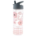 Sip & Snack Bottle with Snack Cup - Charcoal Flower