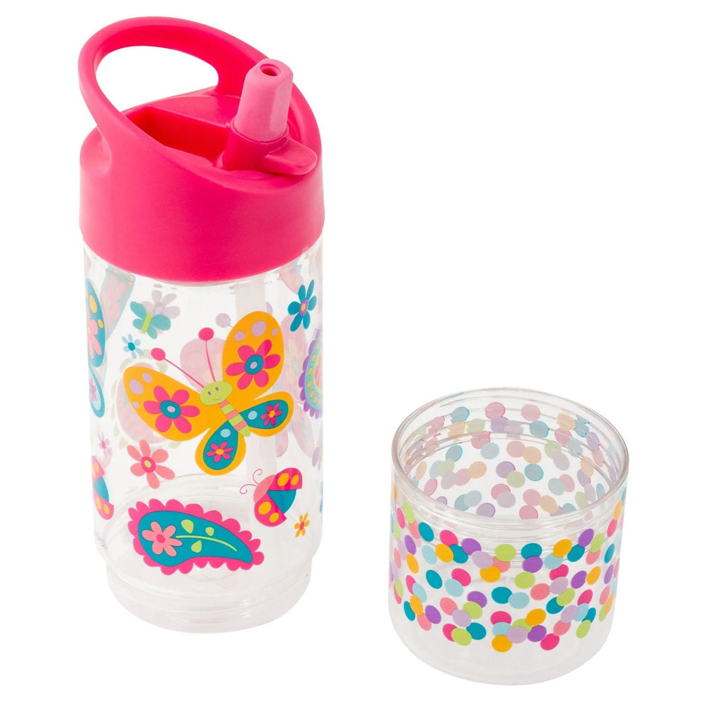 Sip & Snack Bottle with Snack Cup - Butterfly
