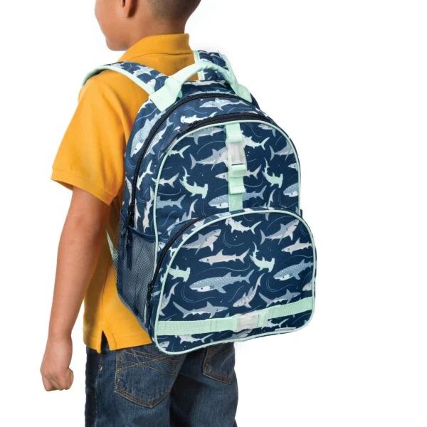 Stephen Joseph All Over Print School Backpack 40cm  - Shark