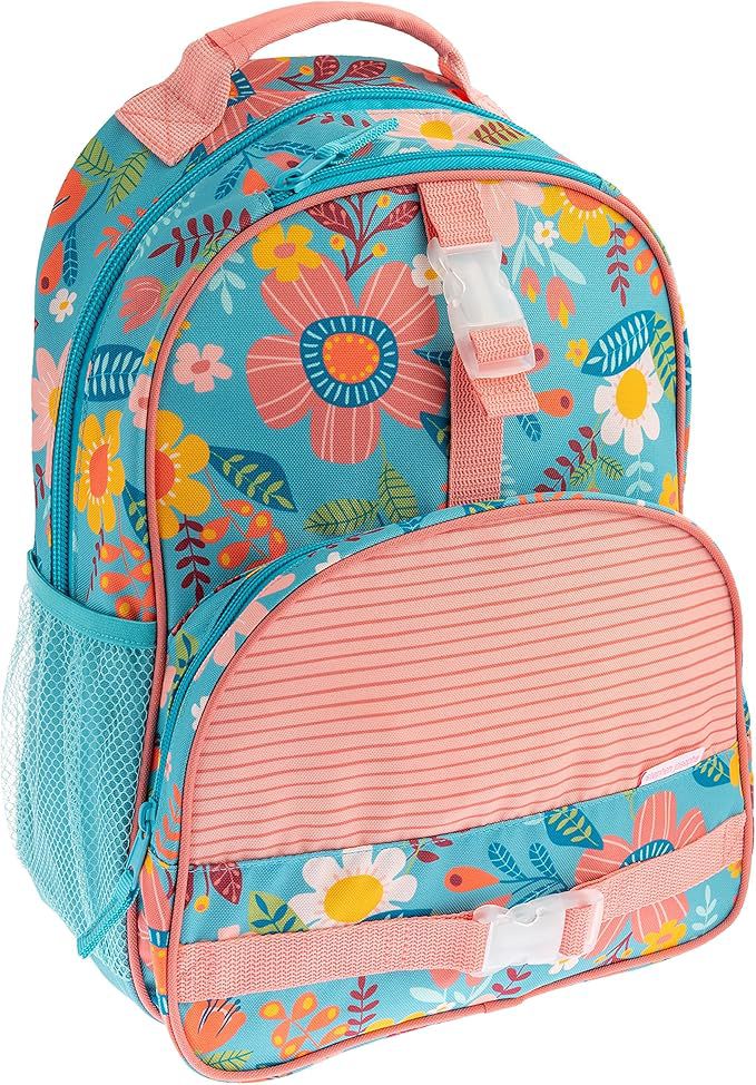 Stephen Joseph All Over Print School Backpack 40cm - Turquoise Floral