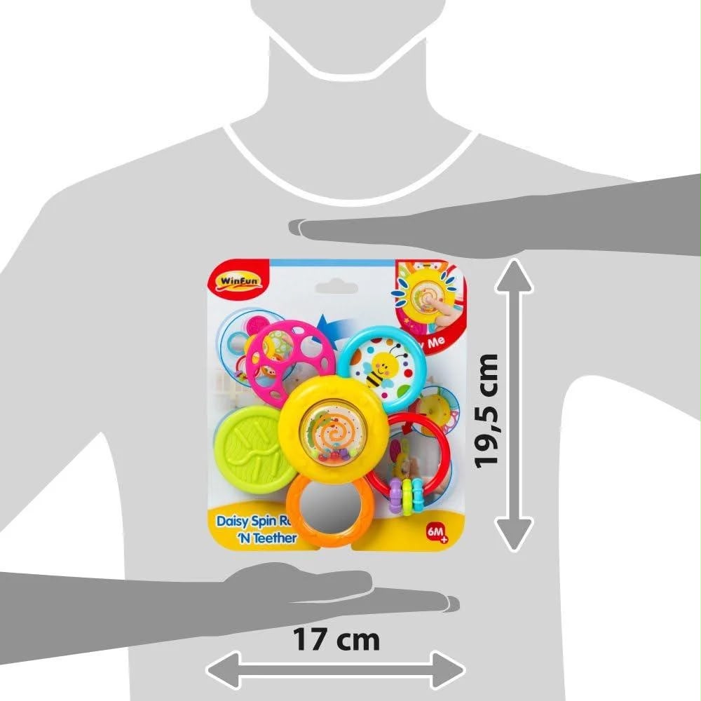 Daisy Spin Rattle 'N Teether