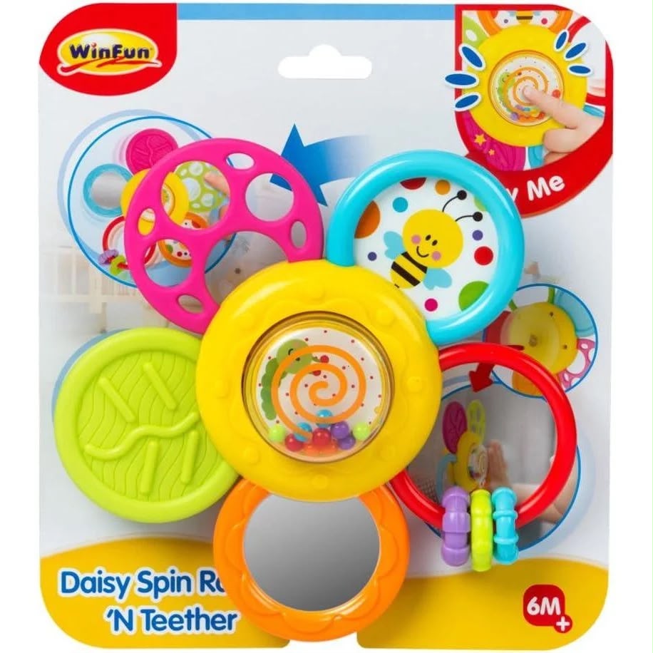 Daisy Spin Rattle 'N Teether