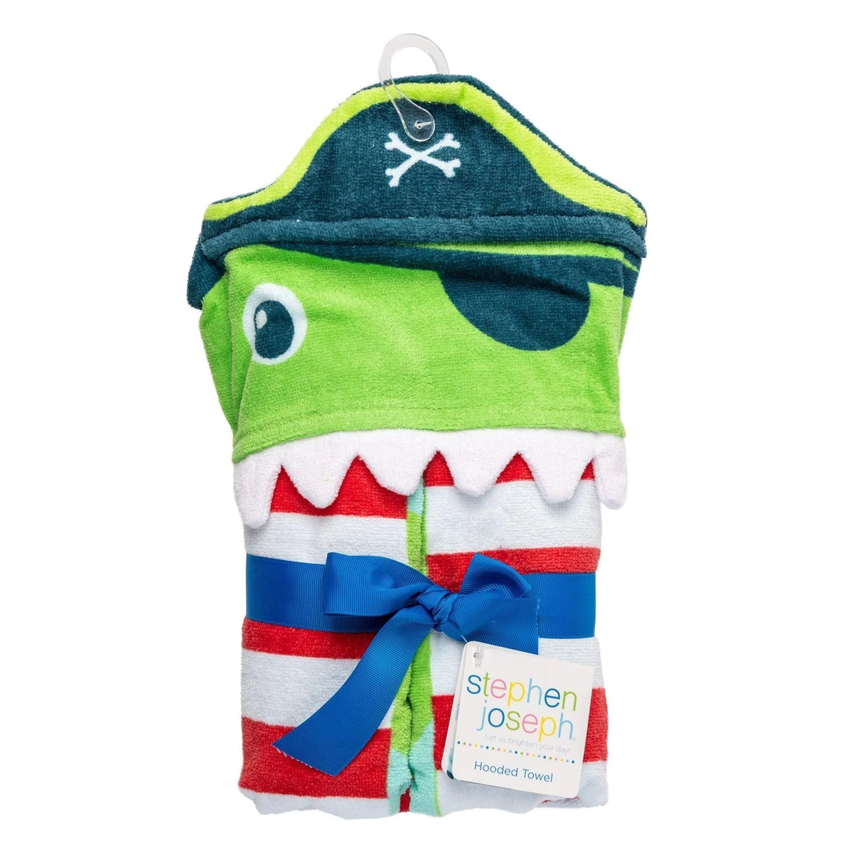 Stephen Joseph Hooded Bath & Beach Towel – Dino Pirate