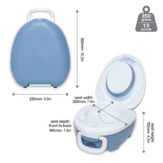 My Carry Potty Blue Pastel
