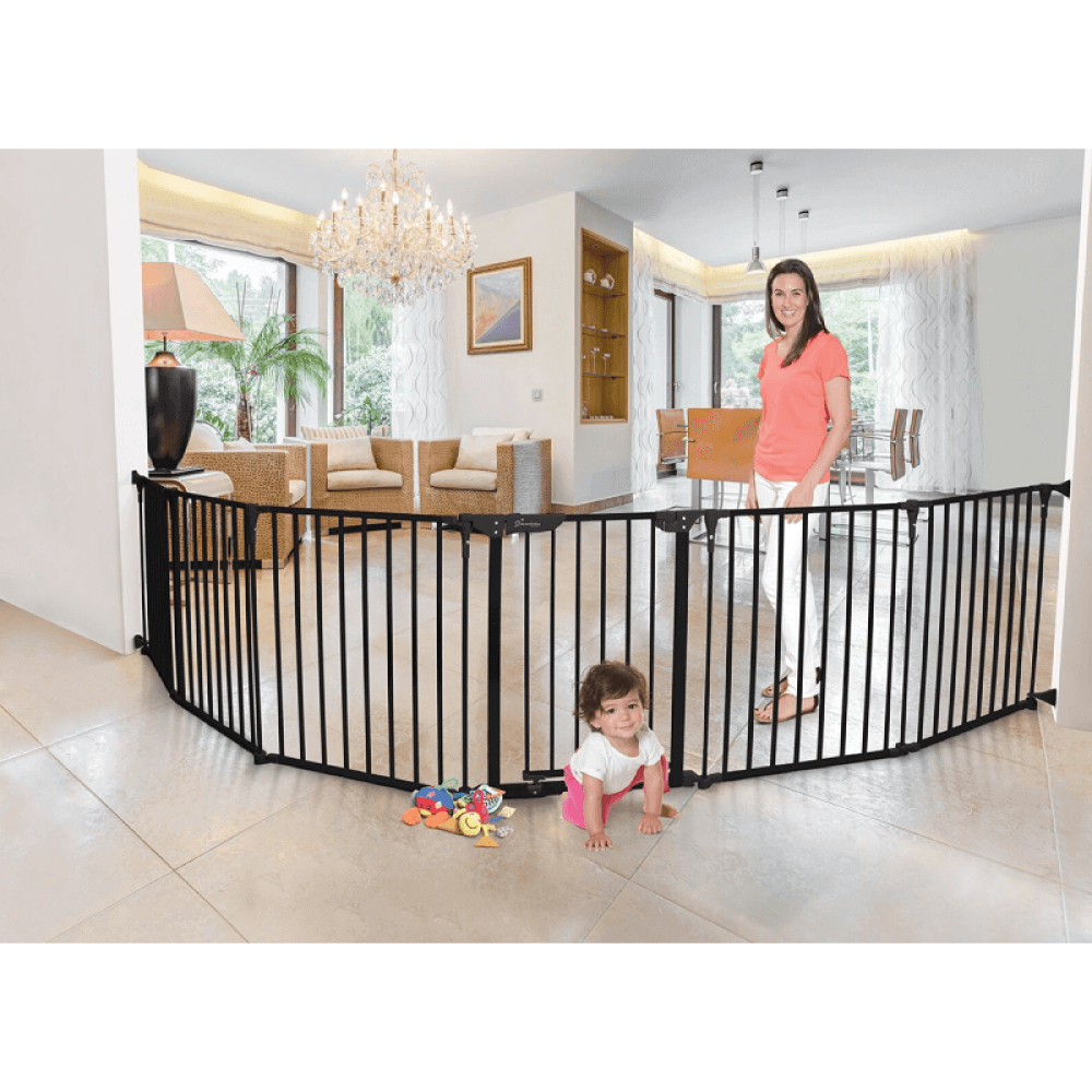 Dreambaby Royale Converta 3-in-1 Adjusta-Gate & Play Pen – Charcoal