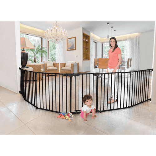 Dreambaby Royale Converta 3-in-1 Adjusta-Gate & Play Pen – Charcoal