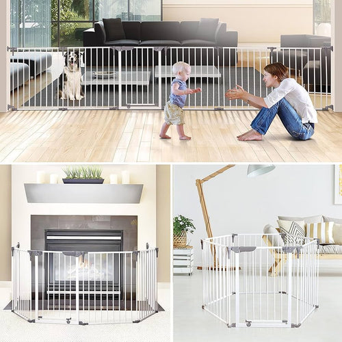 Dreambaby Royale Converta 3-in-1 Adjusta-Gate & Play Pen - White