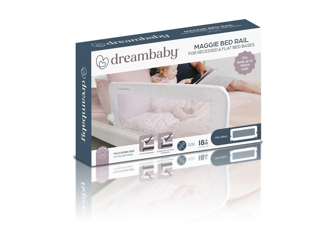 Dreambaby Maggie Bed Rail for Recessed & Flat Mattresses – White