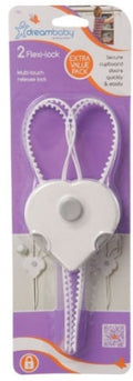 Dreambaby Cabinet Flexi-Lock – 2 Pack