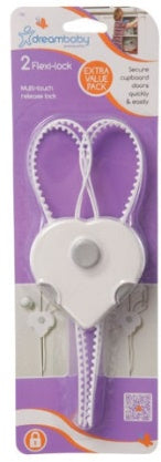 Dreambaby Cabinet Flexi-Lock – 2 Pack