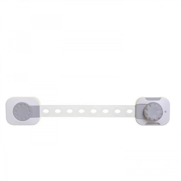 Dreambaby Twist 'N Lock Multi-Purpose Latch – White / Grey, 1 Pack
