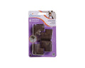 Dreambaby Classic Foam Corner Bumpers – Brown, 4 Pack