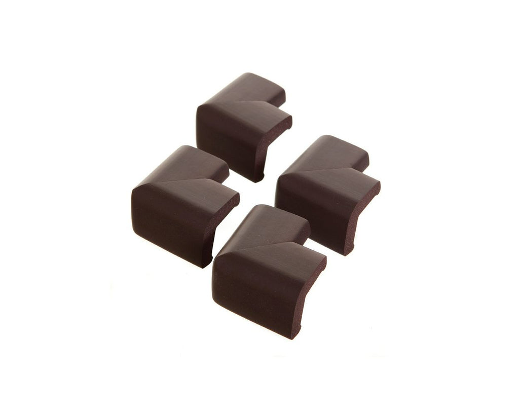 Dreambaby Classic Foam Corner Bumpers – Brown, 4 Pack
