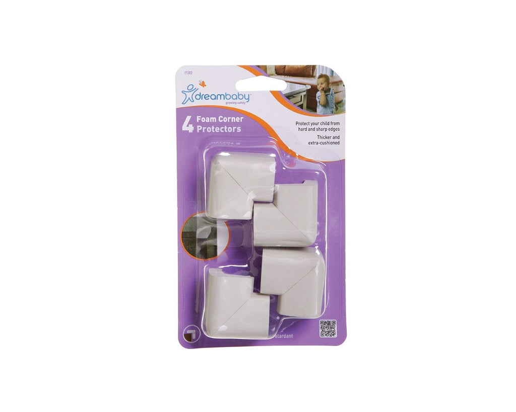 Dreambaby Classic Foam Corner Bumpers – Grey, 4 Pack