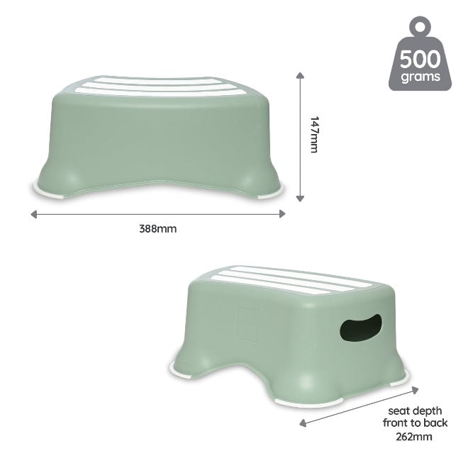 My Little Step Stool - Green Pastel