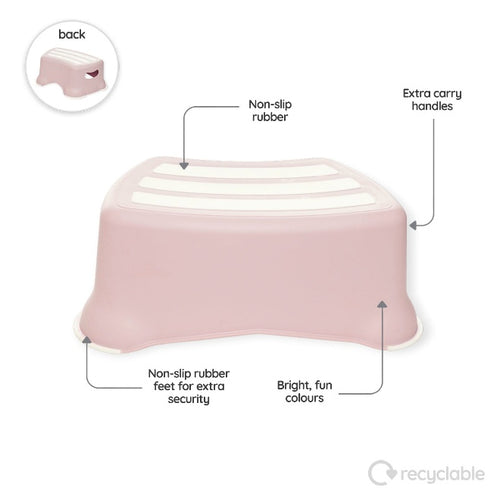 My Little Step Stool - Blush Pink