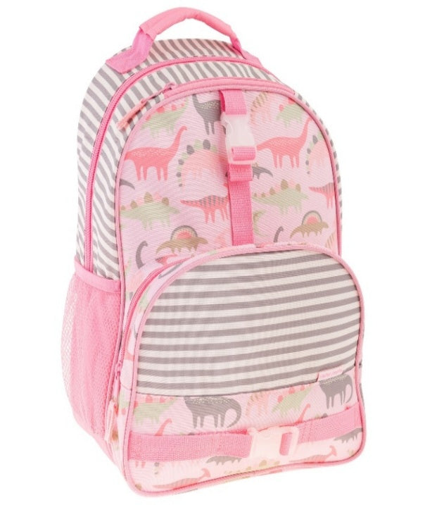 Stephen Joseph All Over Print School Backpack 40cm  - Pink Dino