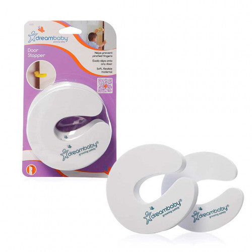 Dreambaby Foam Door Stopper – Finger Pinch Guard, 2 Pack