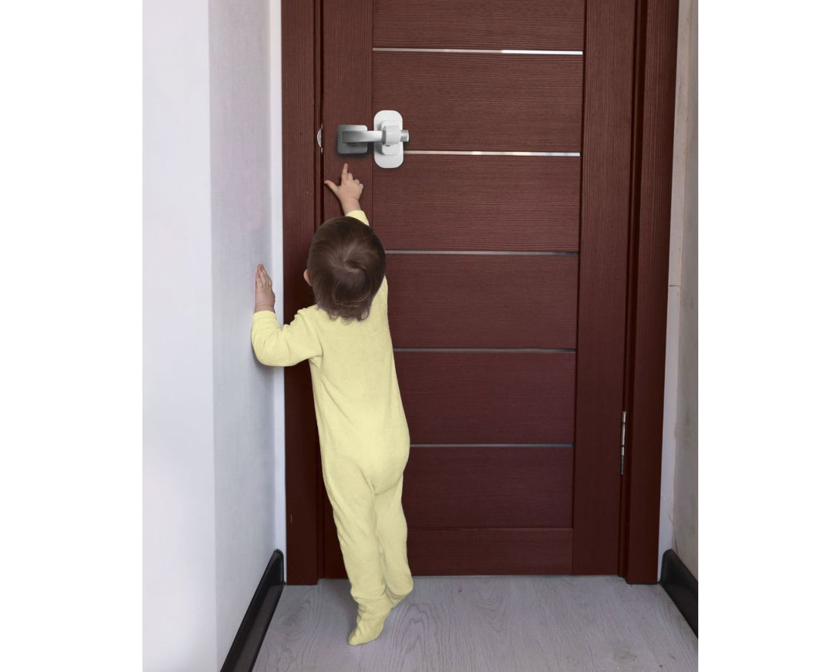 Dreambaby Adhesive Lever Door Handle Lock – 1 Pack