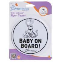 Dreambaby Round Baby On Board Car Sign