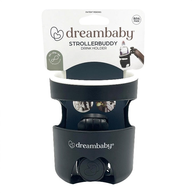 Dreambaby StrollerBuddy Drink Holder – Black