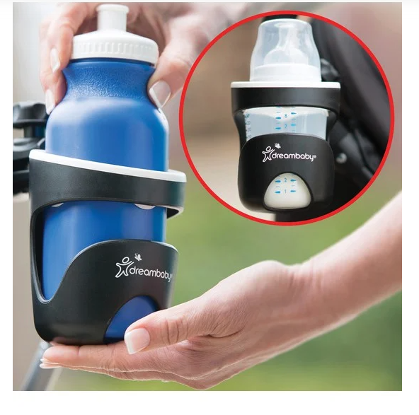 Dreambaby StrollerBuddy Drink Holder – Black