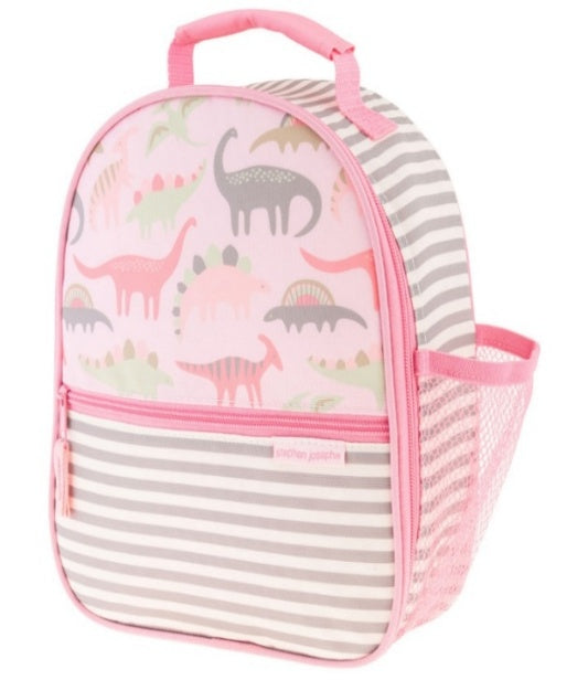 Stephen Joseph All Over Print Insulated Lunch Box  - Pink Dino