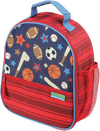 ALLOVER PRINT LUNCHBOX SPORTS (F16)
front zippered pocket and interior mesh and elastic pocket    
side pocket - perfect for drink and water bottles
 (23cm x 10cm x 25cm)