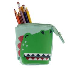 Stephen Joseph Pop Up Pencil Pouch- Dino