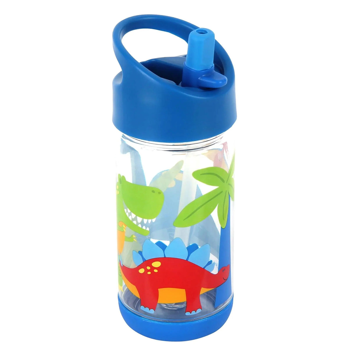 Stephen Joseph Flip Top Kids Water Bottle – Blue Dino