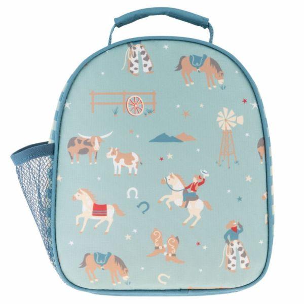 Stephen Joseph All Over Print Insulated Lunch Box  - Western